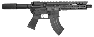 Diamondback DB15 7.62x39mm Semi-Auto Pistol - Black - 7" - 28 Round
